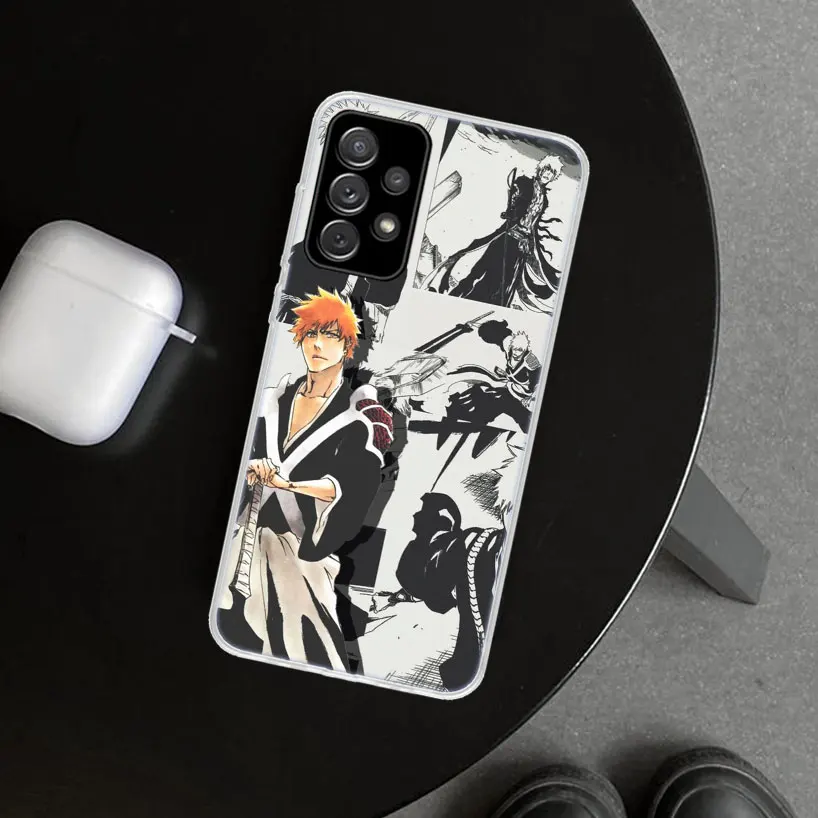 Ichigo Kenpachi Bleach Anime Phone Case Cover for Samsung Galaxy A51 A71 A50 A70 A41 A31 A21S A40 A30S A20E A10 A11 A01 A6 A7 A8