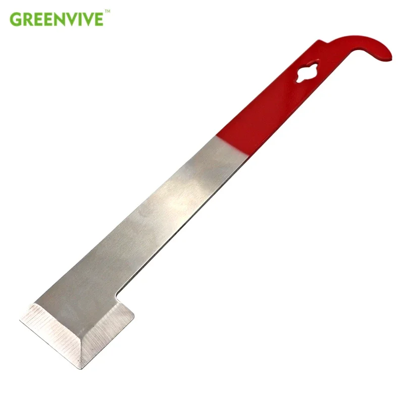 Stainless Steel Bee Hive Tool Frame Lifter Beehive Scraper J Shape Hook Beekeeper Supplies Beekeeping Tools Scraping Knife