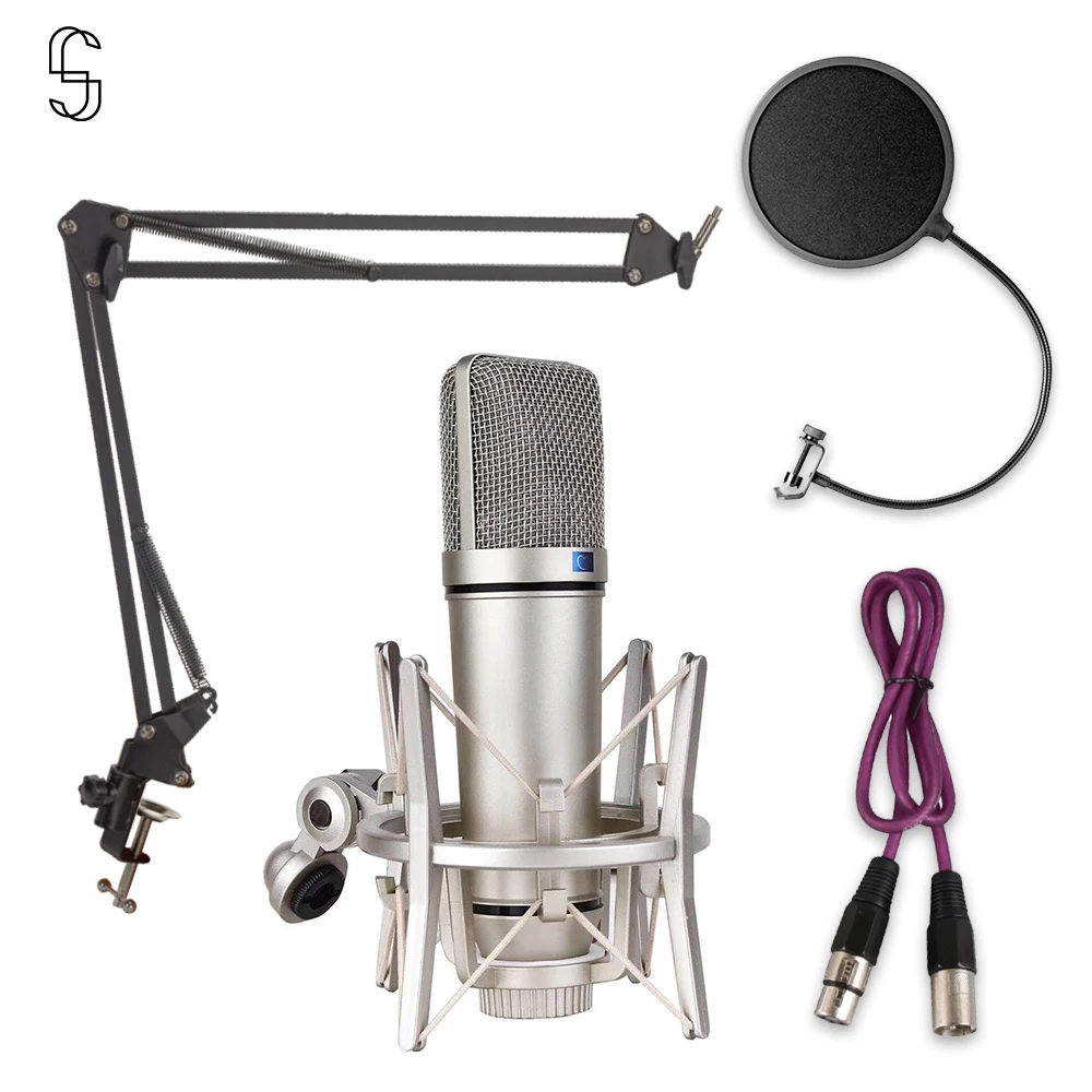 

The U87 condenser microphone is suitable for metal noise-cancelling wired microphones in blogs and conferences