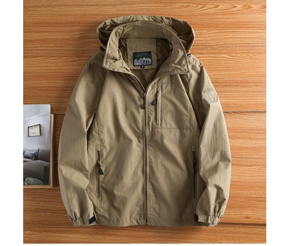Autumn Men's Hiking Waterproof Jackets Men Outdoor Quick Dry Sports Climbing Hooded Coats Men Breathable Windbreaker Jackets 5XL 11 S24b68db0e93543afa0c56c0e9383b5c9l