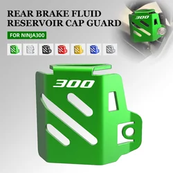 Moto Aluminum Rear Brake Fluid Reservoir Guard Cover Protector For Kawasaki Ninja 300 Ninja300 2013-2016 NINJA300R 2008-2018