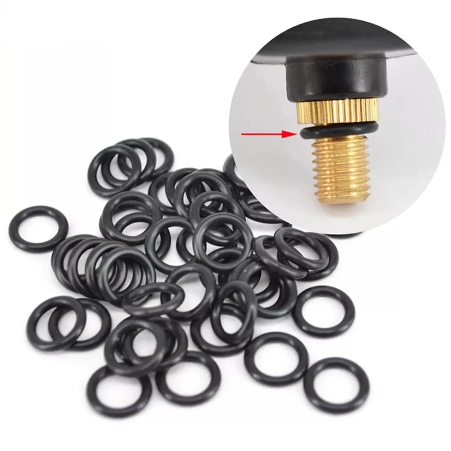 Essential Reliable High-Quality Black Fishing Bite Alarms with 50 Secure Rubber O Rings - A Must-Have for Precision-Seeking Avid