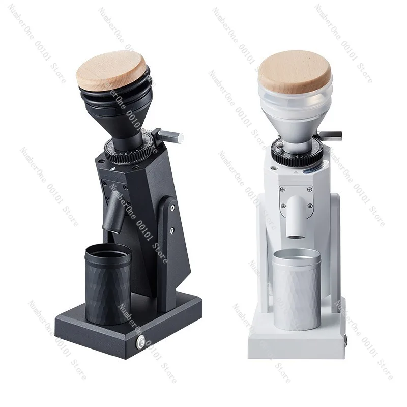 Compact Home Electric Coffee Grinder Small Conical Burr Coffee Bean Mill Portable Grinding Machine Adjustable Fine Coarse Powder