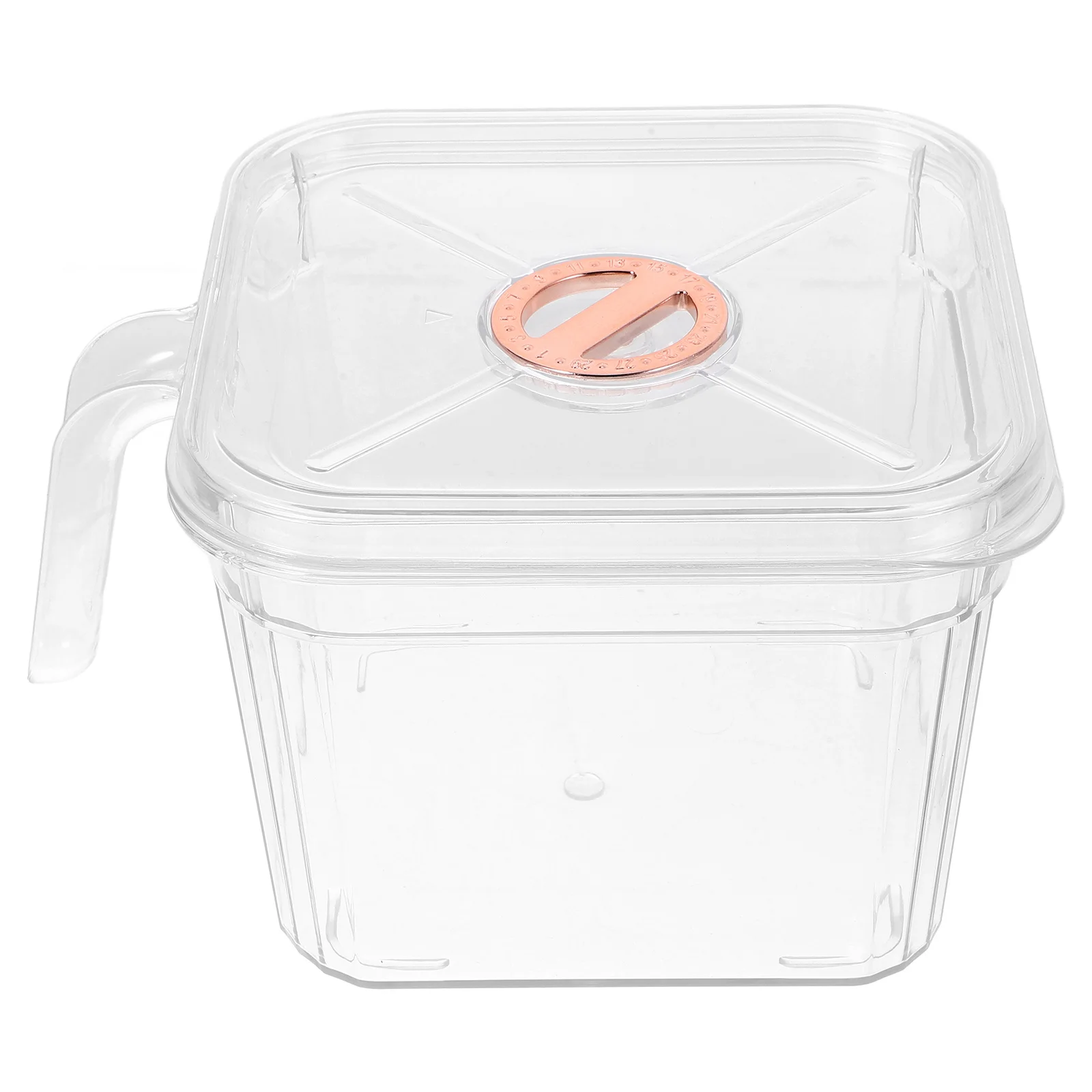 

Transparent Small Tank Plastic Aquarium Desktop Betta Bowl Lid Handle Portable Easy to Clean Betta Fish Tank