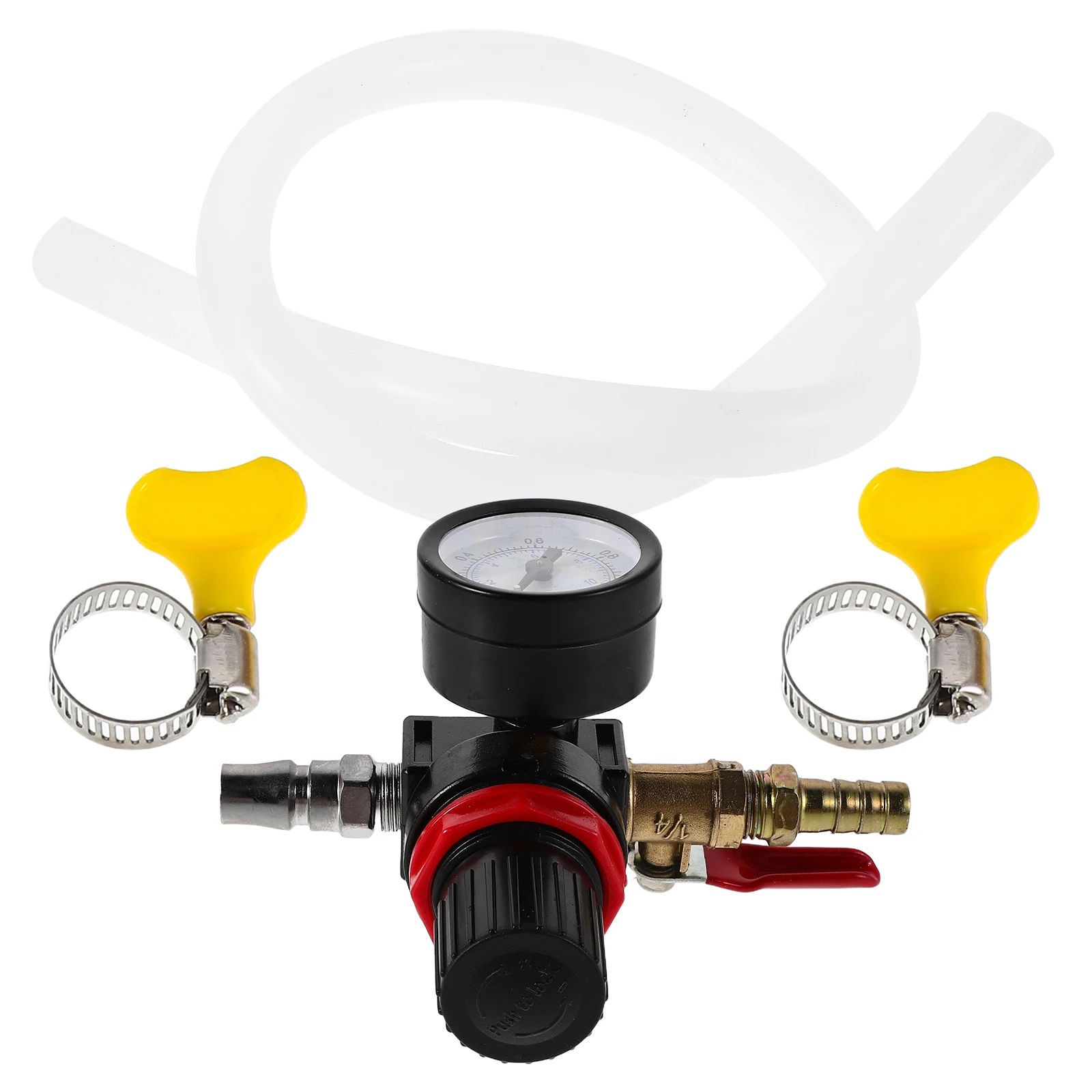 

Water Tank Pressure Leak Detection Tool Radiator Tester Car Cooling System Gauge Plastic Repair Kit Vehicle Accessory Engine