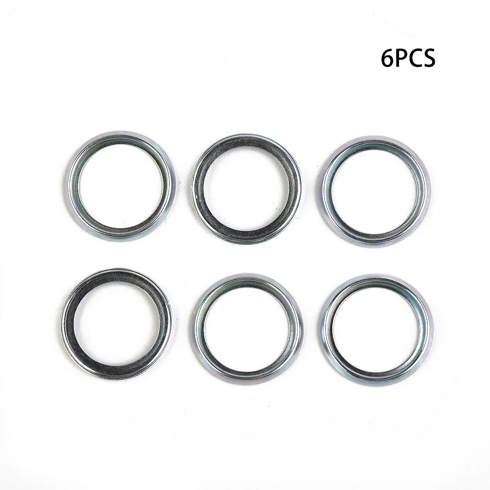 

6pcs Oil Drain Plug Crush Washer Gasket Set 16mm 803916010 For Inland For Forester For Impreza Wear Replacement Gaskets