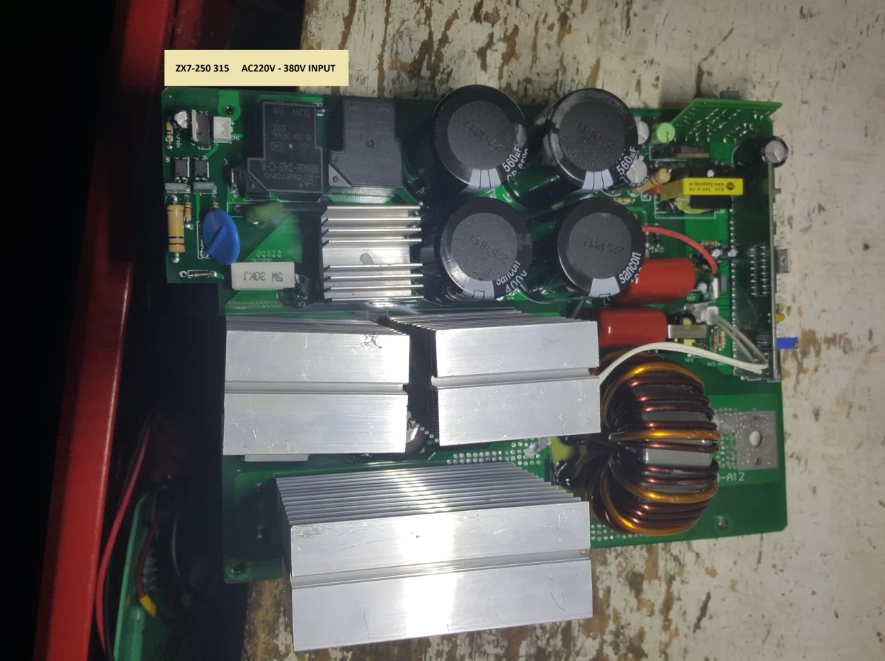 IGBT single board welding machine manual dual power supply welding circuit board ZX7250 315 dual voltage control mainboard