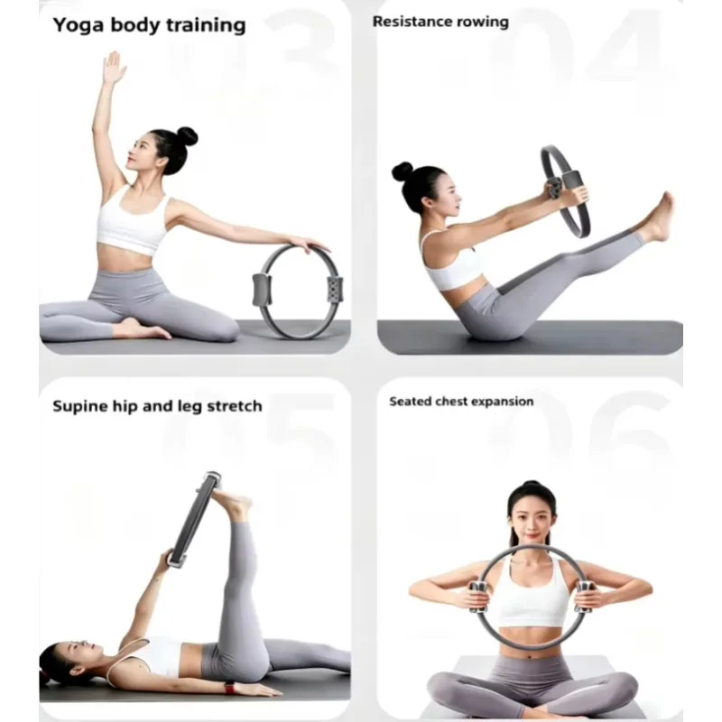 High Quality Factory Direct TPE Pilates Ring Yoga Resistance Lightweight Durable Body Shaping Workout Equipment for Home Gym