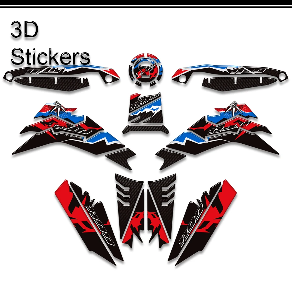 Handguard For CRF 1100L 1000 L CRF1100L CRF1100 Africa Twin AfricaTwin Adventure Tank Pad Cap Fairing Fender Stickers Decals