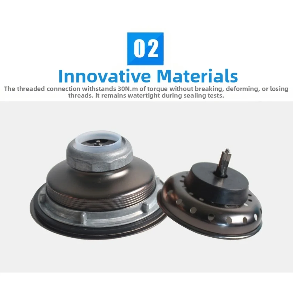 Effective Debris Trap For Sink Drain Basket Drainer Filter Basket Easy Installation System Fine Mesh Filtration