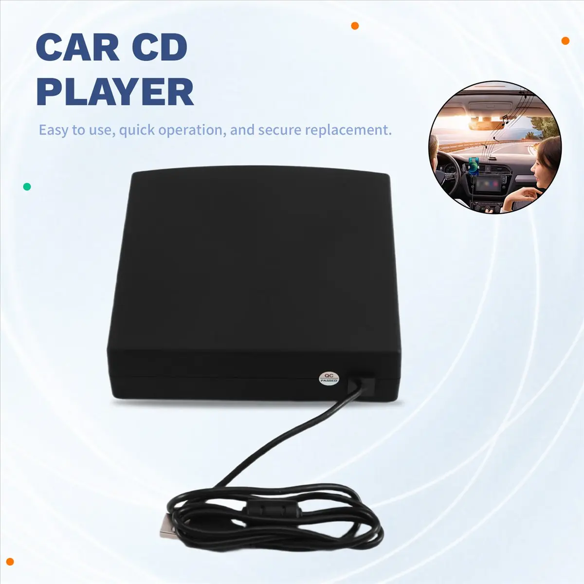 

Автомобильный CD-плеер HowAA87 - USB-интерфейс, Plug and Play, 5В, универсальный для большинства моделей автомобилей, для Android-систем