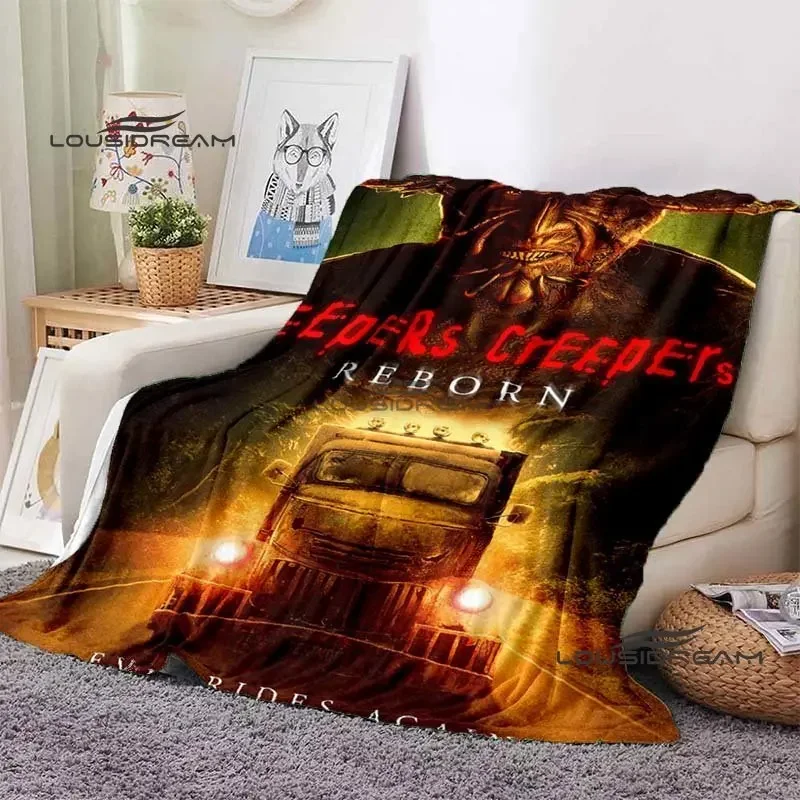 Jeepers Creepers Blanket Horror Movie Halloween Flannel soft Throw blanket Children Birthday Gift Bedroom Sofa Travel Camping