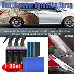 Paint Rust Inhibitor Paint Quickly Rust Remover Derusting Spray Metal Iron Prowder Stain Removal Agent Car Wheel Hub Care