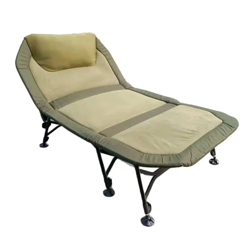 European double all-terrain foldable adjustment high and low oversized lunch break home outdoor bed