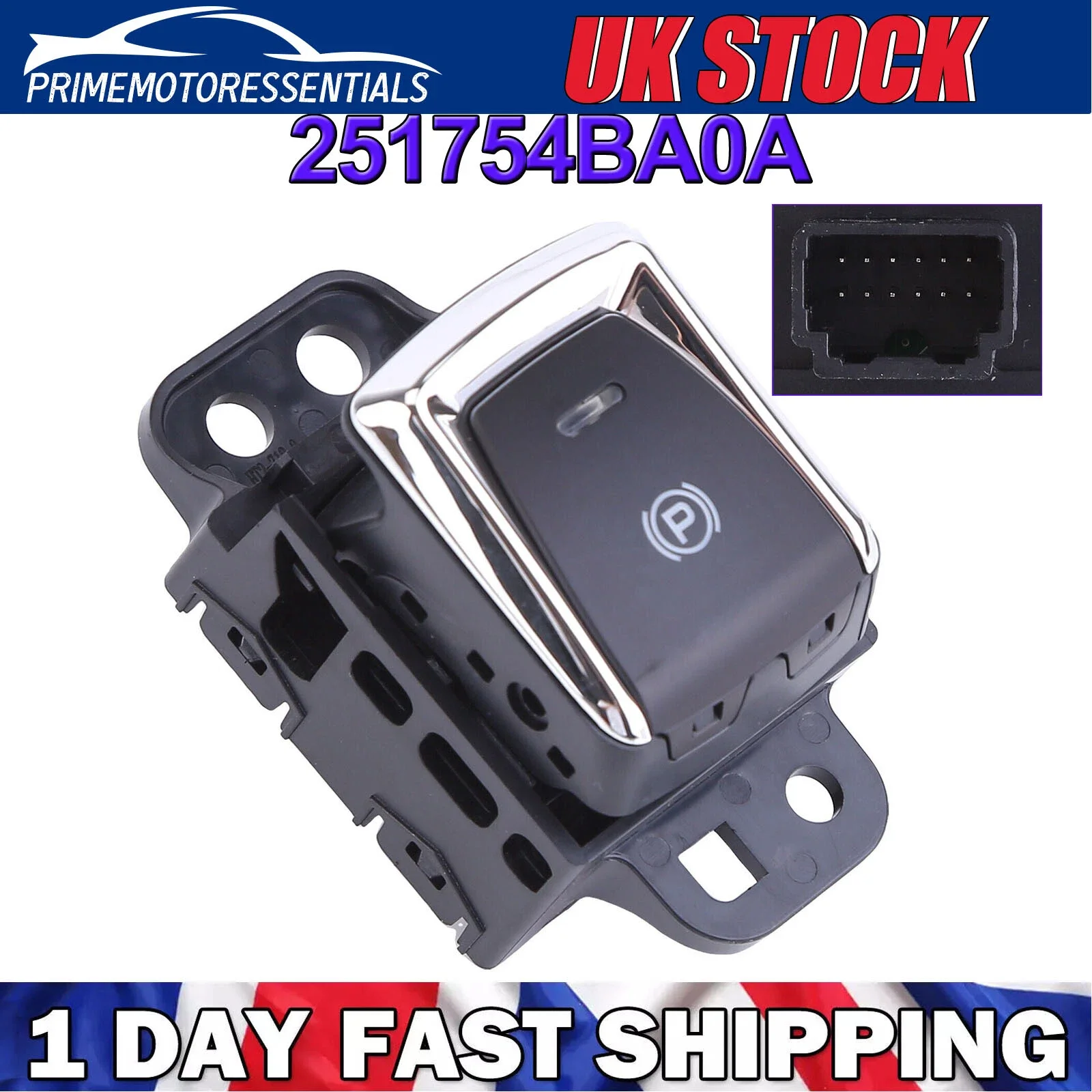

Electronic Handbrake Brake Parking Button Switch For Nissan X-Trail T32 Qashqai 969XC4EA0A 251754BA0A Car Accessories