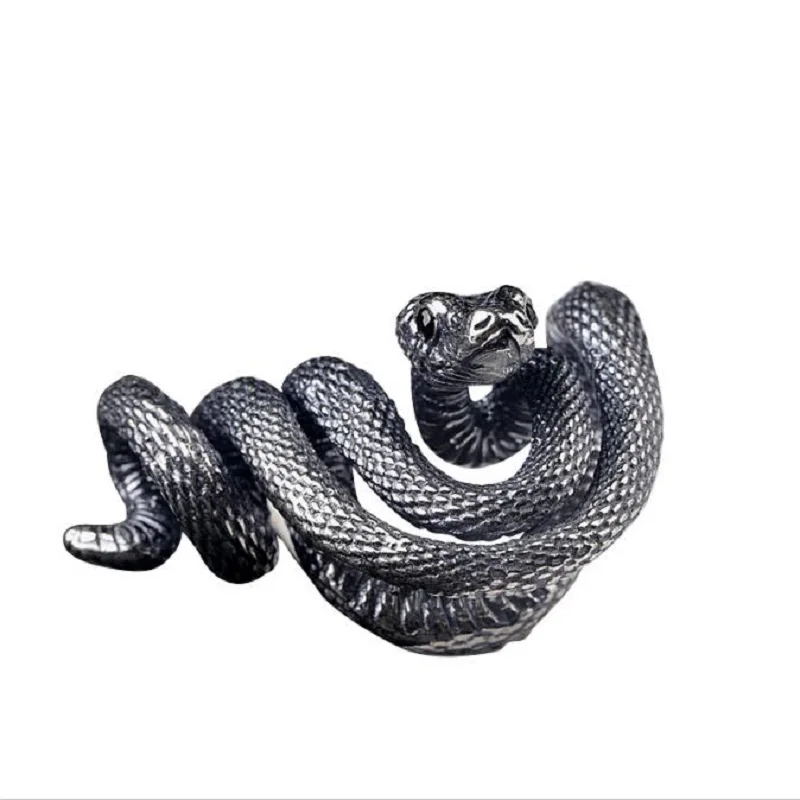 

Vintage Style 100% 925 Silver Snake Pendant Surpent Pendant