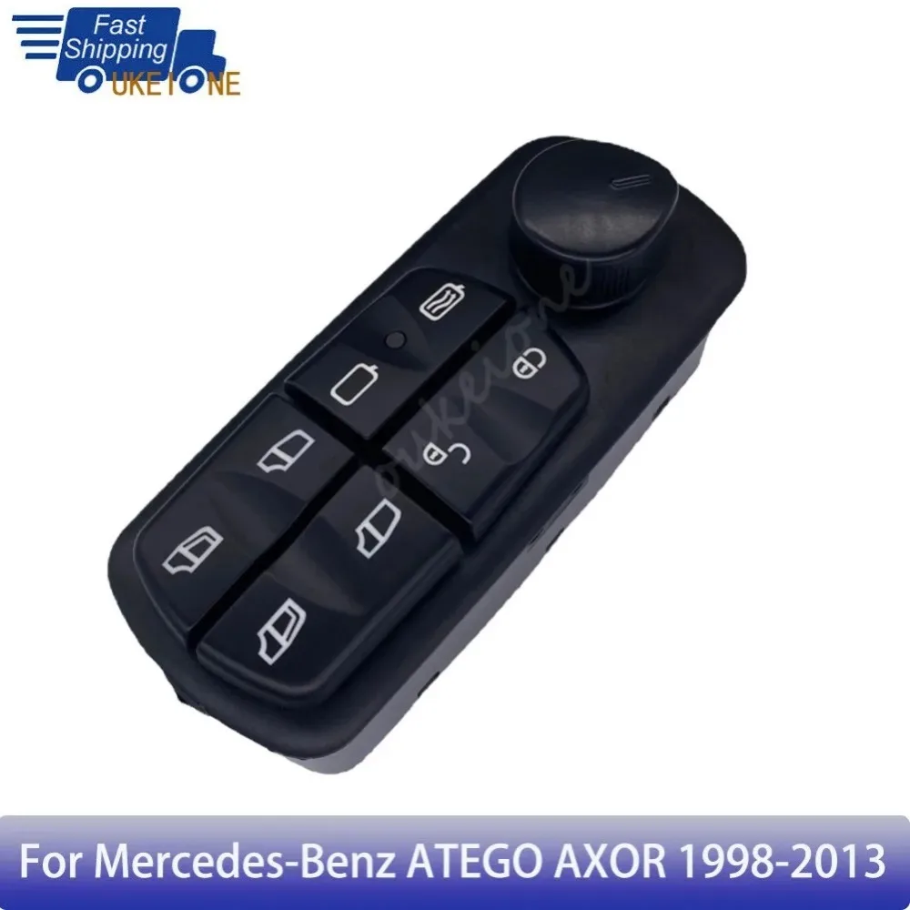 

A0045455913 For Mercedes Benz Unimog Axor Adigo Schalter Fenster Heber Truck Electric Power Window Control Switch Auton Parts