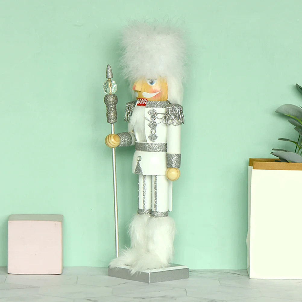 

Chic Christmas Nutcracker Home Decor Made of Quality Wood Great for Holiday Gift and Photo Prop Nutcracker Figurines