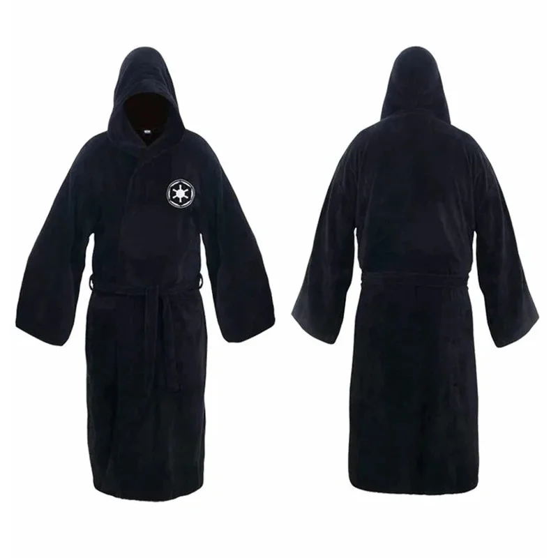 2025 nuevo disfraz de Caballero Jedi, pijamas para amantes del invierno, albornoz de franela Kigurumi, ropa Unisex para adultos, accesorio de Halloween ☆ wrl ☆