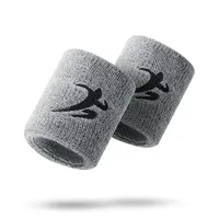Fashion Working Out Wristbands Wrist Sweatbands Sweat Bands Soft Cotton Stretchy Wrist Bands Terrys Cloth for Gym Sports
