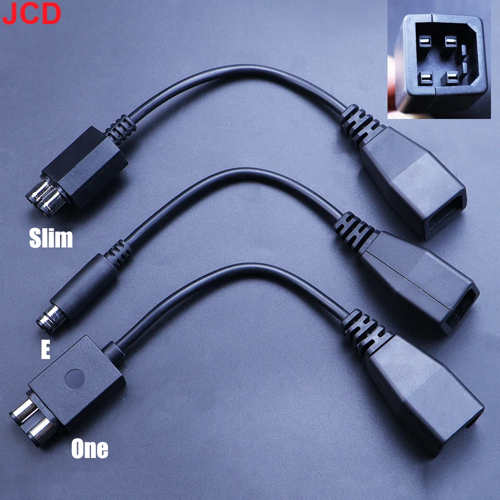 

JCD For Microsoft Xbox 360 To Xbox 360 Slim/Xbox one/Xbox 360E AC Adapter Power Supply Cable Transfer Cable Converter Cord