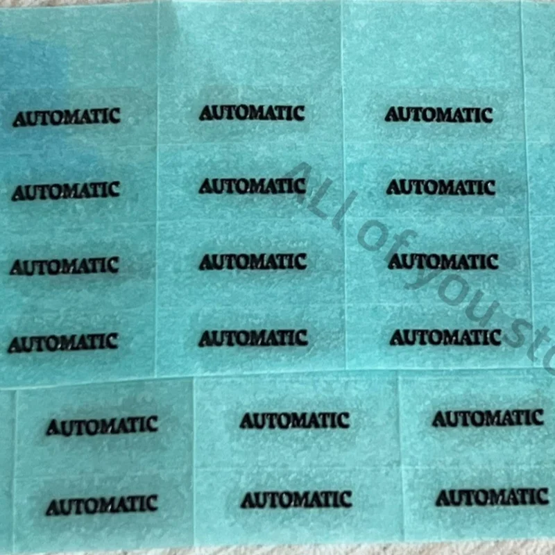 20pcs Automatic Custom Watch Dial Sticker Gold Metal Transfer Silver 28.5mm Label Small Brand 3D Logo Customized Self-Adhesive view 4