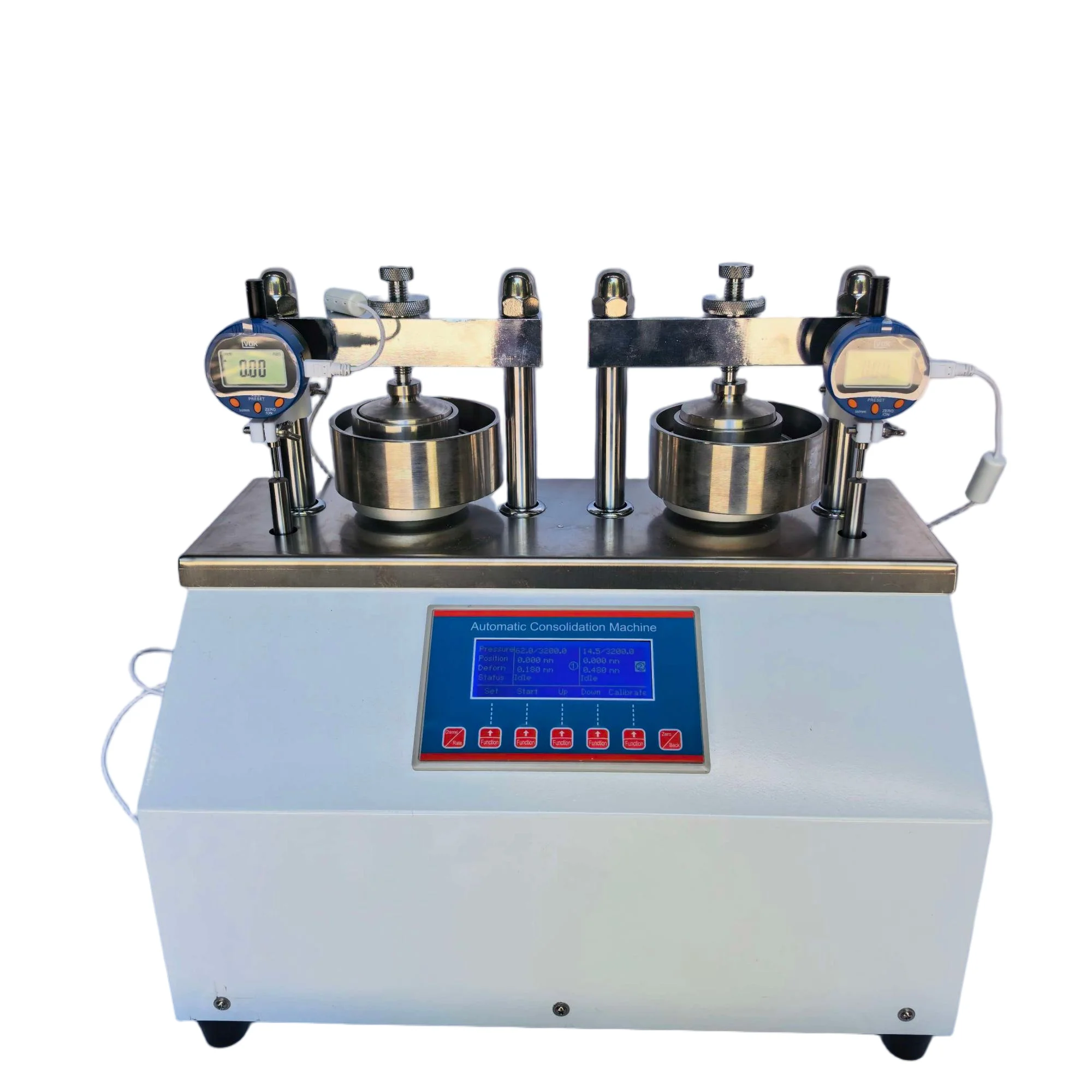 High Precision Full Automatic Soil Consolidation Tester    Oedometer Soil Compression Testing