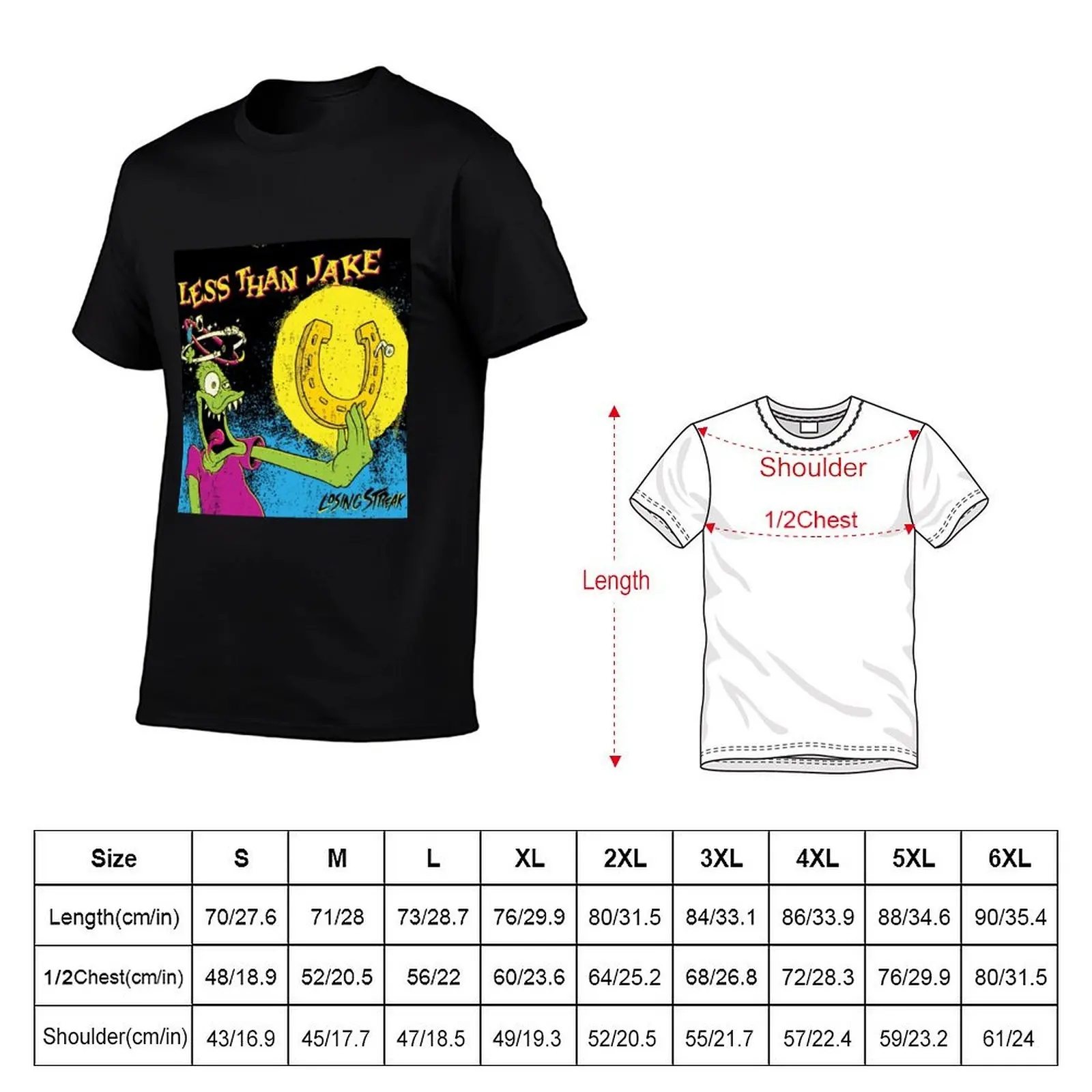 Less Than Jake losing streak T-Shirt luxury designer summer top graphic t shirts outfits for men