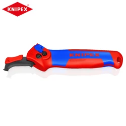 KNIPEX 16 50 145 SB Stripping Knife With Guide Shoe Ergonomically Designed Comfortable Handle