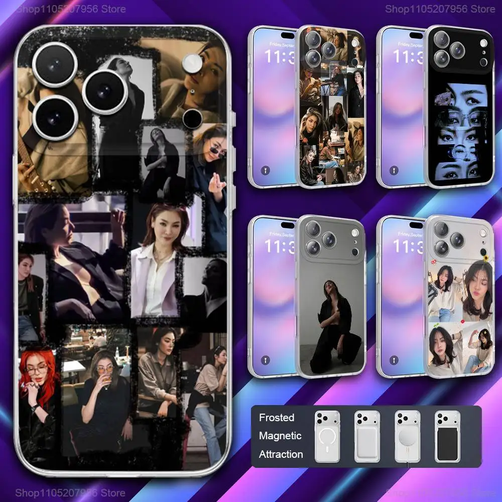 

P-Peraya blank Malisorn Phone Case For iPhone 11,12,15,14,13,17,16,Pro,Plus,E,Max,Air,Mini Magnetic Frosted Cover