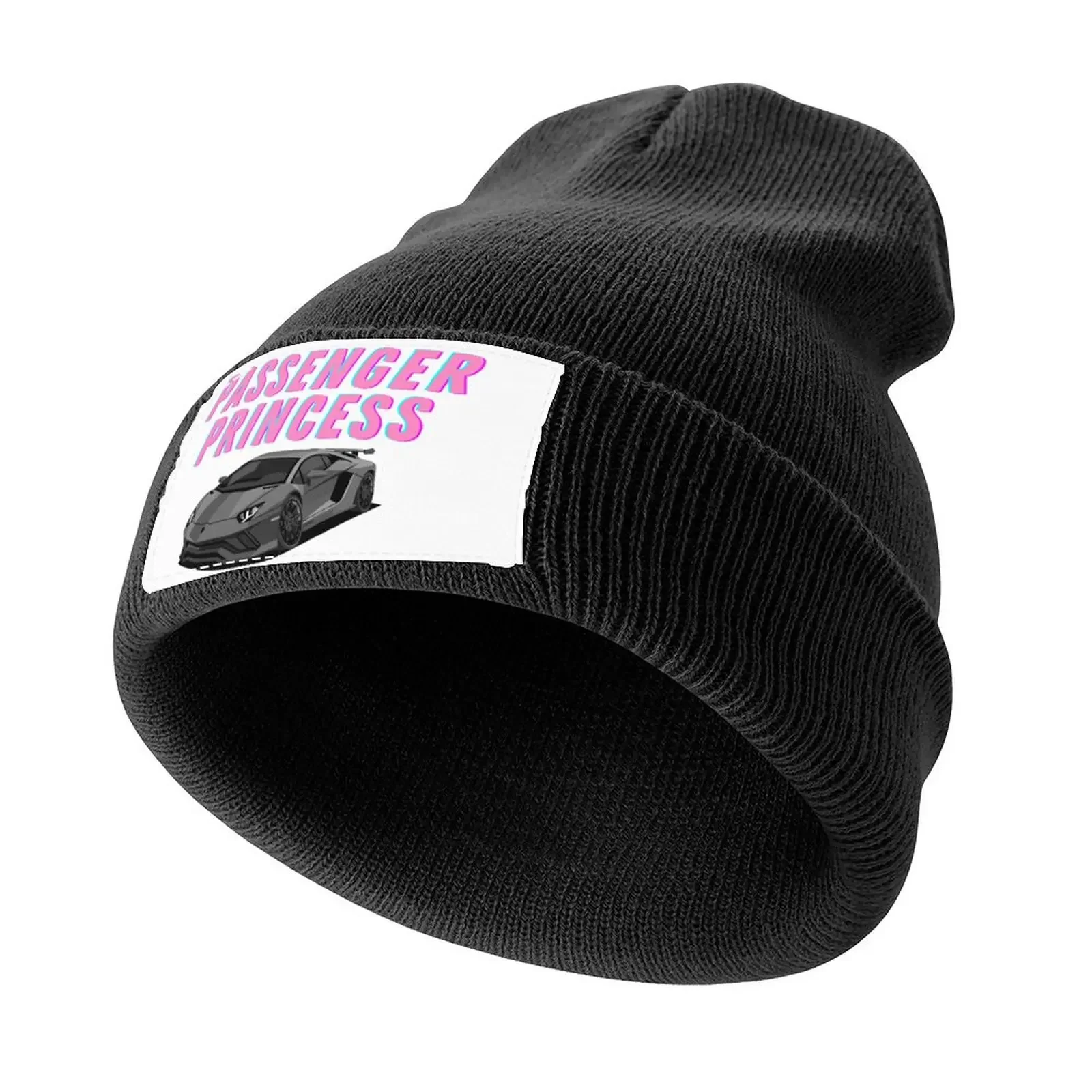 Passenger Princess Pink Anime Car Knitted Cap Gentleman Hat New In The Hat Hood Caps Male Women's