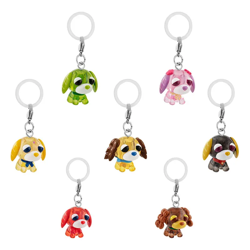 Bandai Original Gashapon Tea Dog Small Dog Figure Charm Cute
