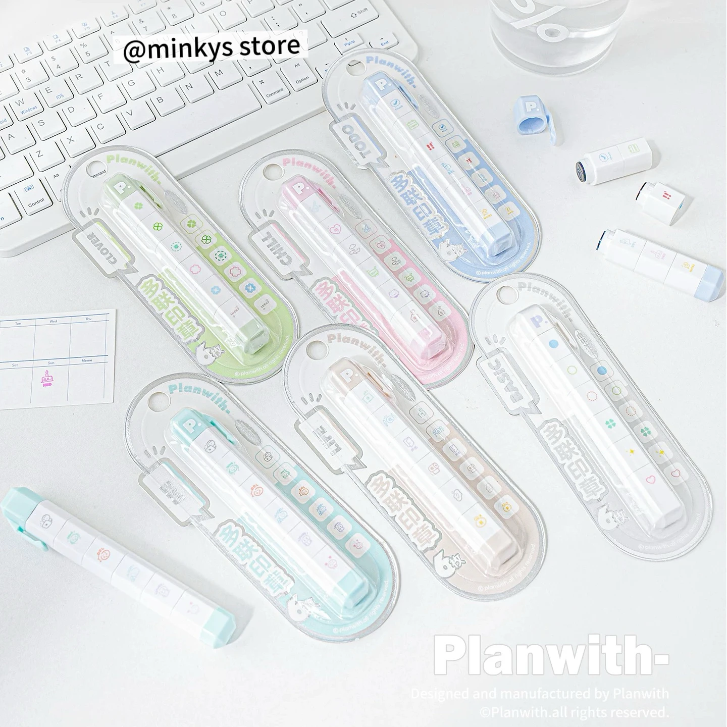 Bonito juego de sellos multilink con diseños de estados de ánimo – Sellos estilo INS Kawaii para diario, suministros para álbumes de recortes, herramientas creativas de marcado para planificadores y manualidades, para adolescentes y niñas