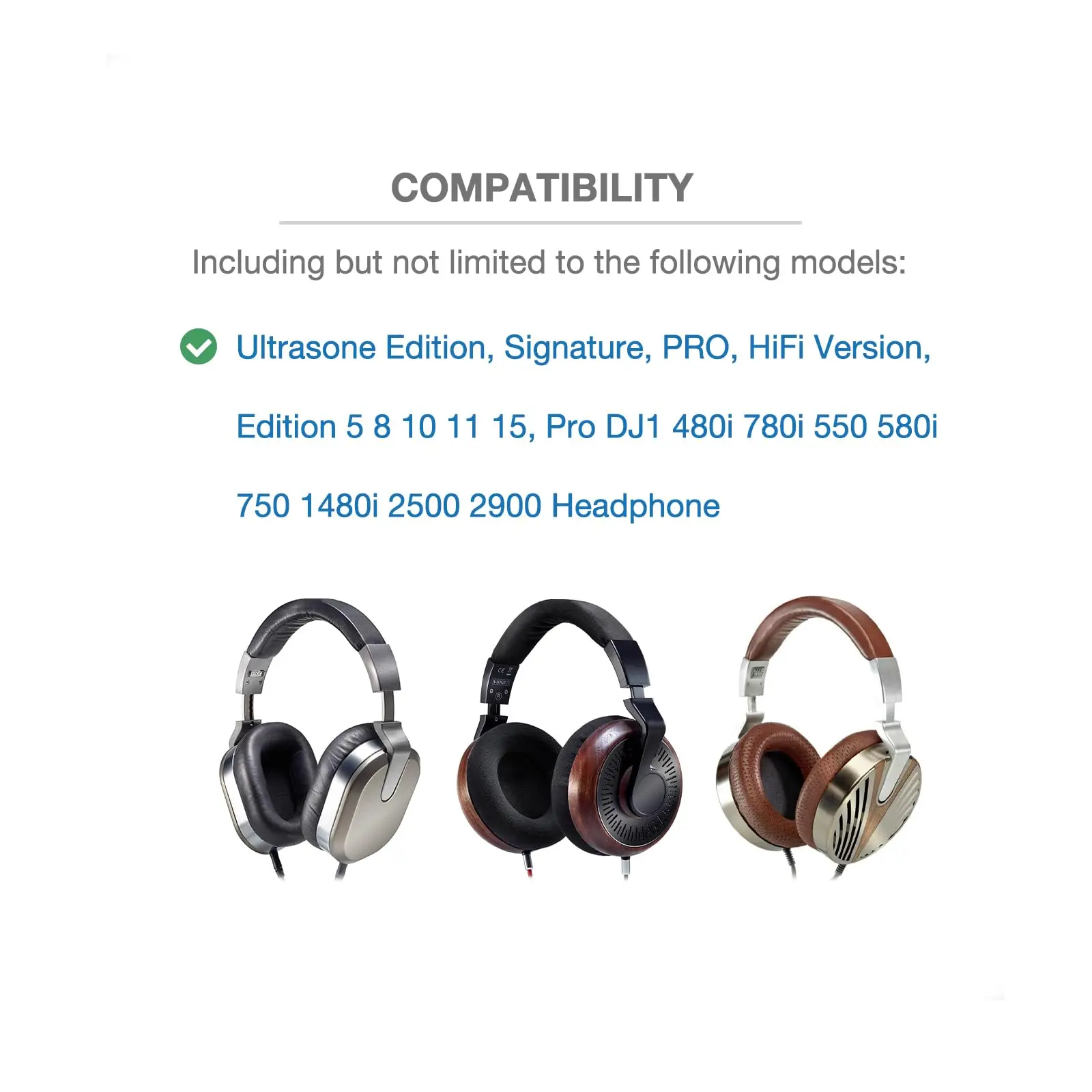 Headband Cover For Ultrasone Signature,HiFi Version,Edition 5 8 10 11 15,Pro DJ1 480i 780i 550 580i 750 1480i 2500 2900 Headset