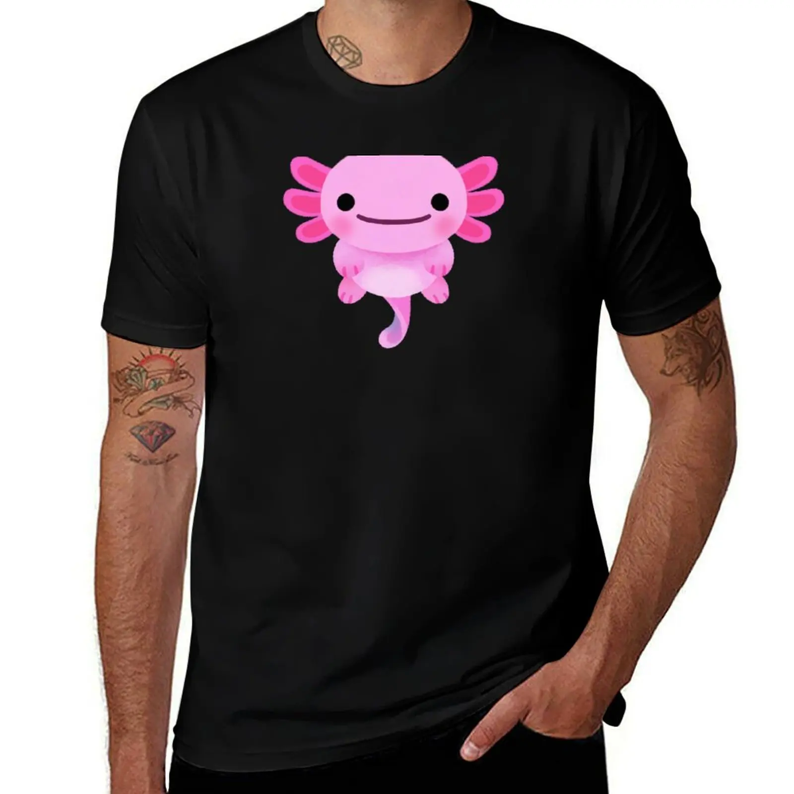 

T-Shirt shirts Axolotl t man shirt vintage for t cotton shirts for man graphic T-Shirt funny cotton t man Lucy