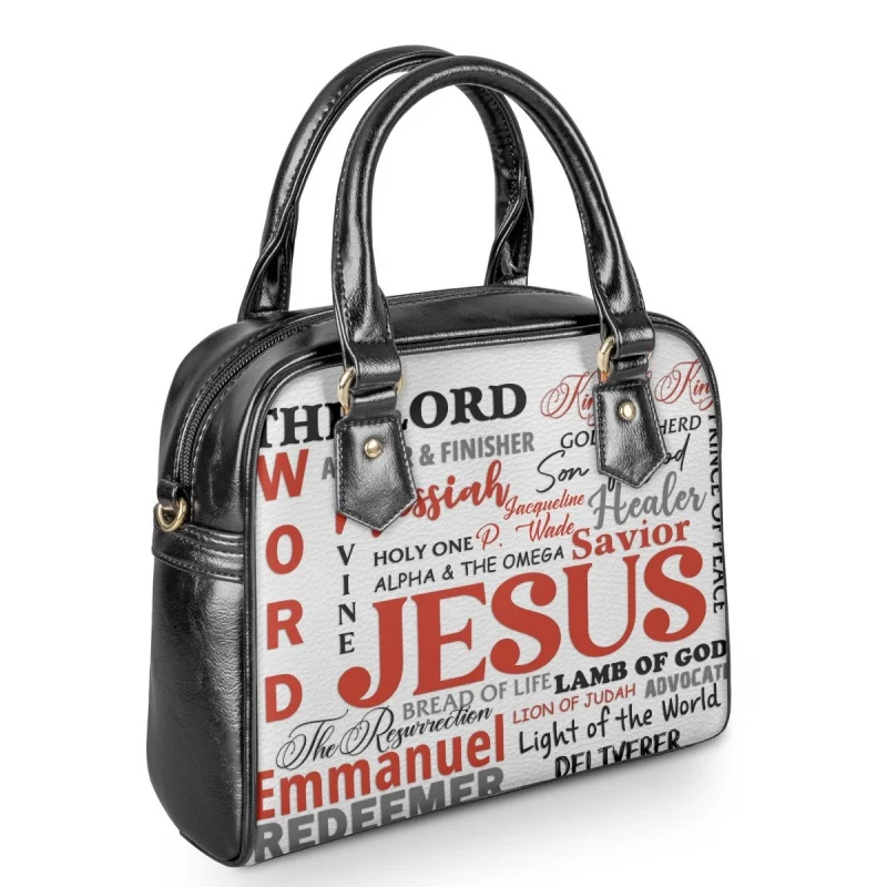 Jesus The Lord King Print Women Handbag Fashion Messenger Bags Laides PU Shoulder Female Bolsos De Mujer Dropshipping Wholesale