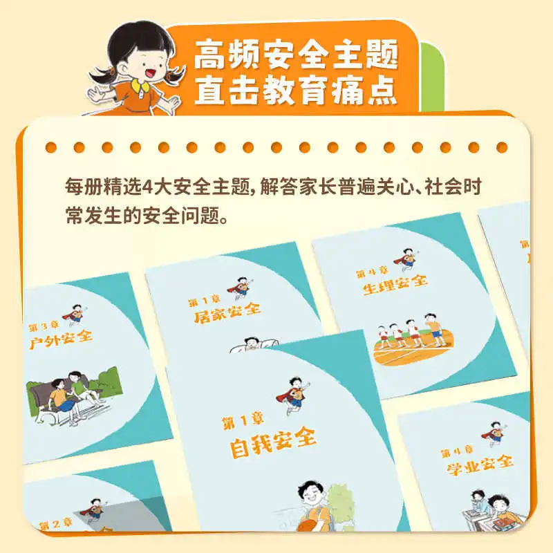 Protecting Oneself Is The Most Important, Boys' Article, Girls' Article, Safety Education Book, Pillow Book, Puberty Manual