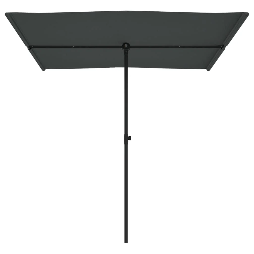 

vidaXL Outdoor Parasol with Aluminium Pole 2x1.5 m Anthracite Sunshades/awnings