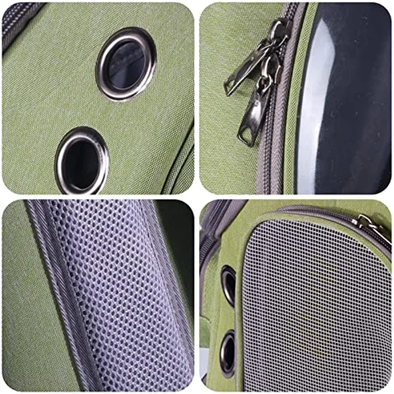 Cat Carrier Backpack Dog Backpack Carrier for Small Dogs,Pet Bubble Backpack Bag with Air Holes Airline Approved Travel Carrier