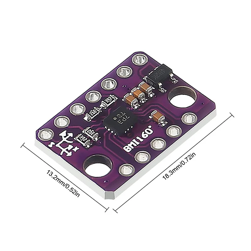 BMI160 GY-BMI160 6DOF 6-axis Rate Gyro Gravity Accelerometer Sensor Module IIC I2C SPI Communication Protocol 3-5V