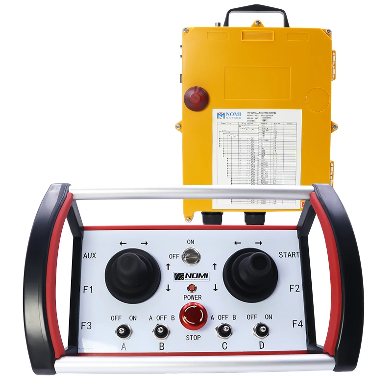 

Factory Price ECD-Q5000B Industrial Wireless Remote Control Smart Radio Joystick for Tower Crane & Truck DC 12V