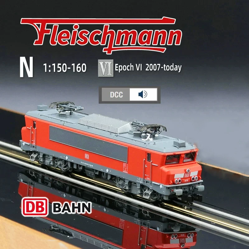 Modelo de tren FLEISCHMANN de Alemania a escala N, 1/160, 732101, E1616, energía eléctrica, DC/DCC, carril opcional, coche de juguete