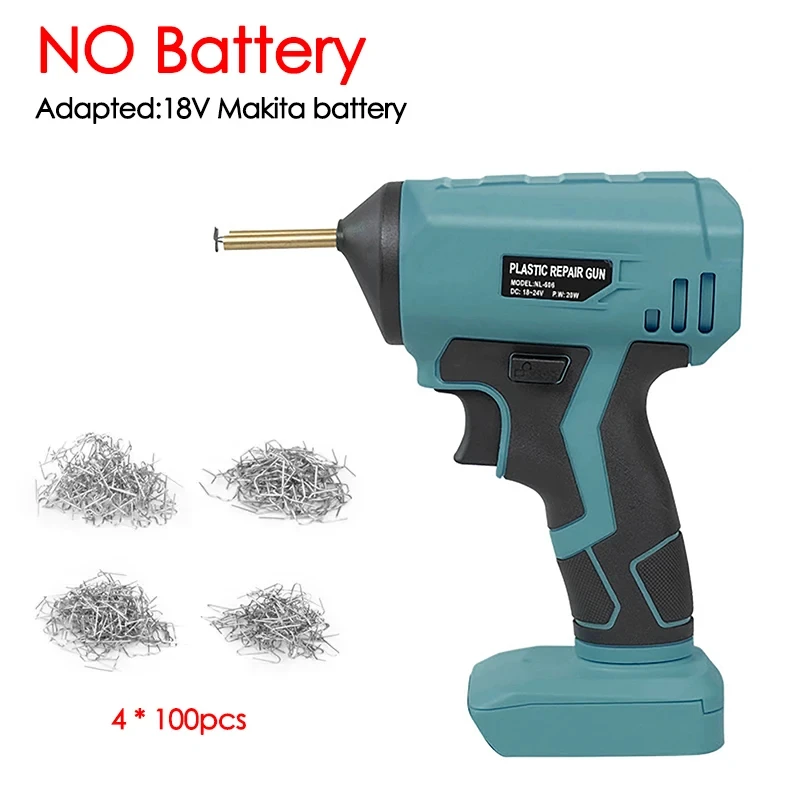Wireless Plastics Welding Machine Hot Stapler Bumper Repair Soldering Iron Car Body Panel Crack Gun For Makita/DeWalt NO Battery