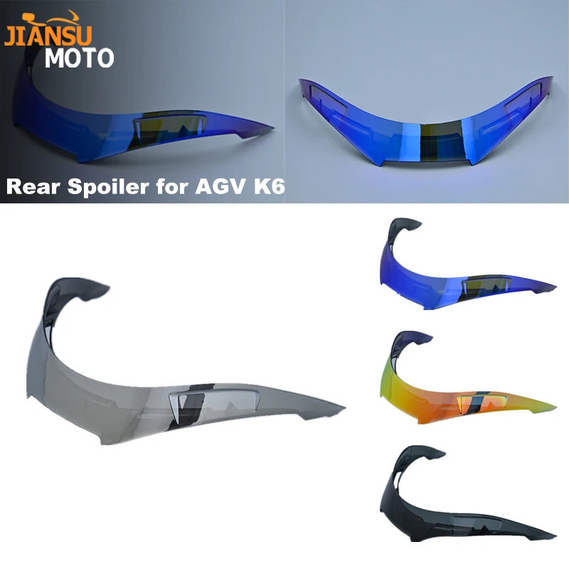 Motorcycle Helmet Rear Spoiler Replacement for AGV K6 Tail Parts & Accessories