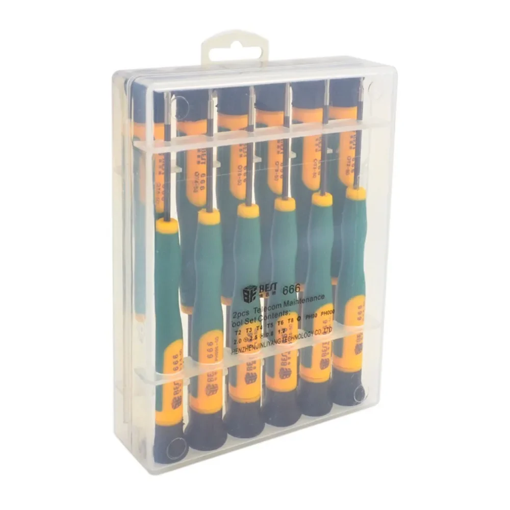 Imagem -02 - Precision Chave de Fenda Grupo 12 em Celular pc Tablet Desmontar Kit de Reparação Phillips Parafuso Torx Drivers Bst666