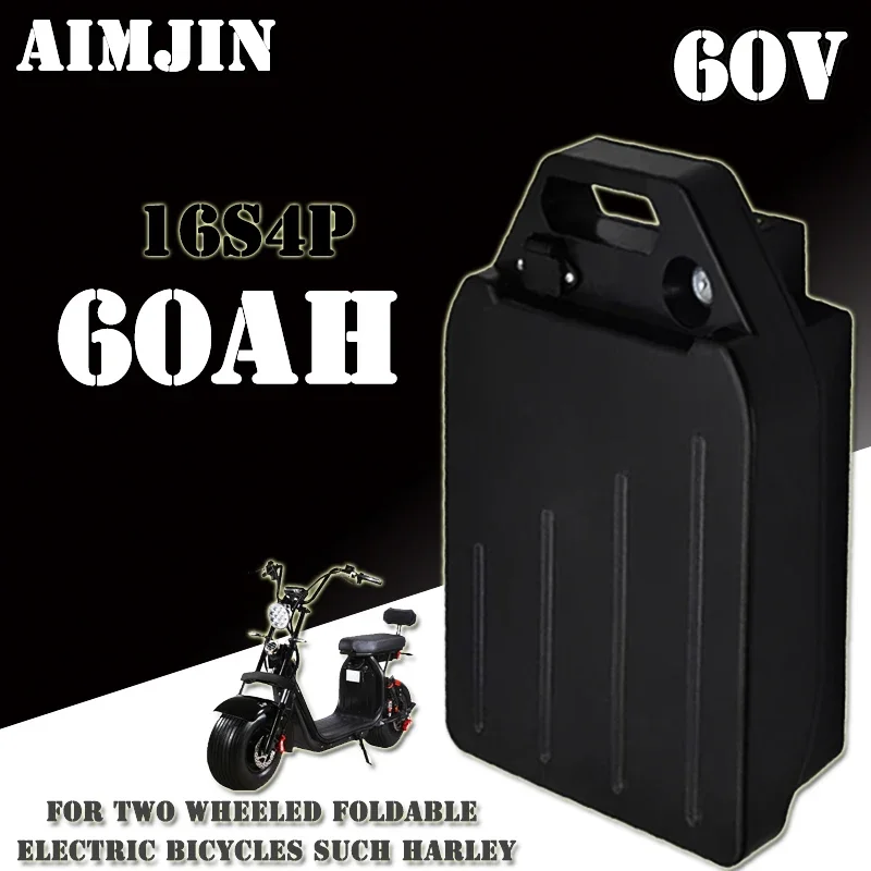 

Electric Lithium Battery Waterproof 18650 Battery 60V 60ah for Two Wheel Foldable Citycoco