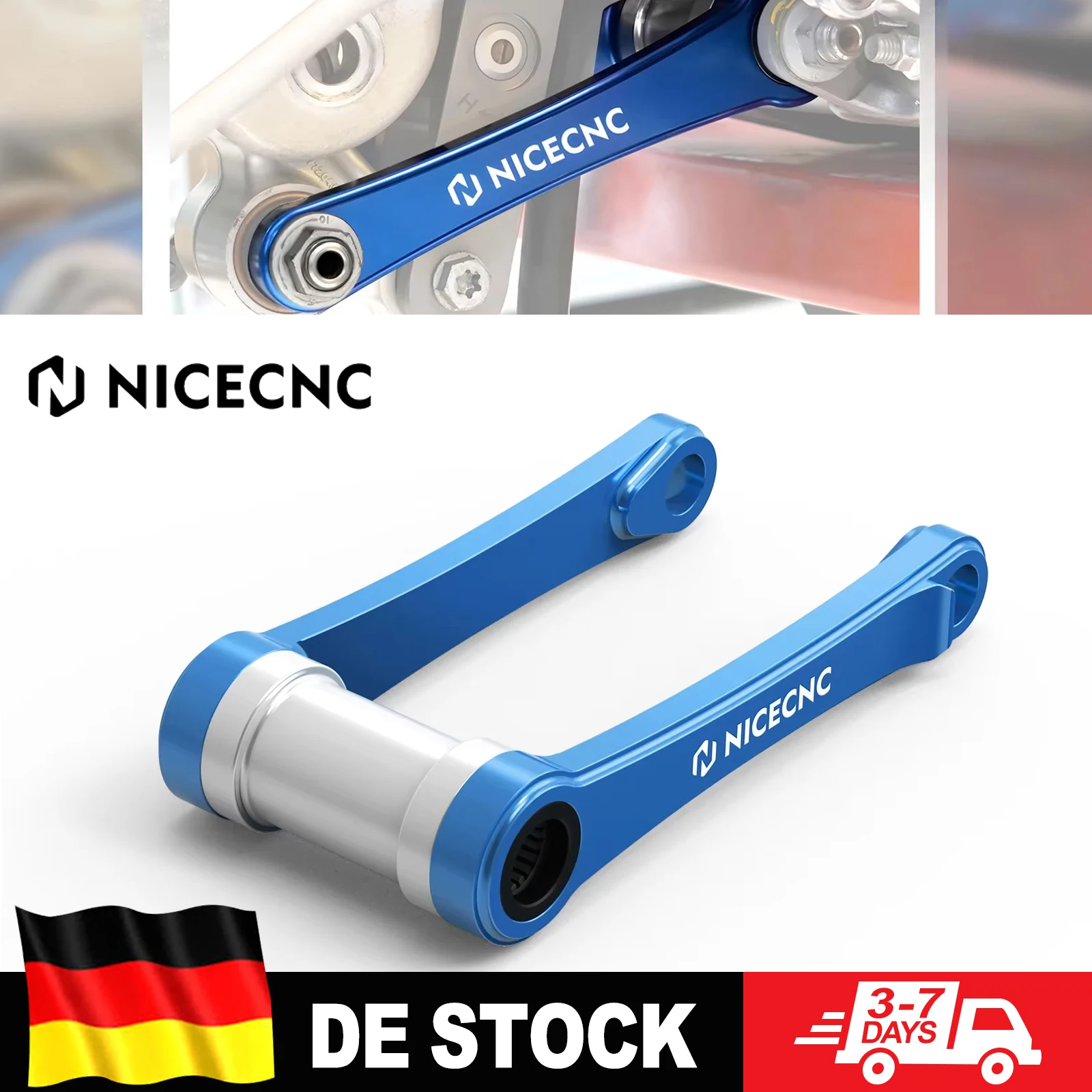 NICECNC per Husqvarna TE 300 TE 250 FE 350 FE 450 2020-2023, Collegamento di Abbassamento Regolabile 10-30MM per KTM SXF 450 GasGas EC 300