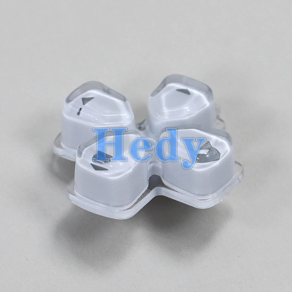 ปุ่มคริสตัลพลาสติกสำหรับเปลี่ยน2ชิ้นชุดปุ่มกดแบบแห้งสำหรับ PlayStation 5 PS5 V1ตัวควบคุม V3 V2