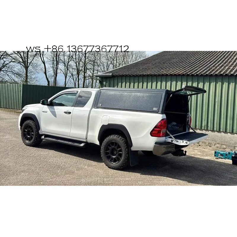 

Factory hot salesCustom-Fit Pickup Hilux Revo Rust-Proof Hardtop Truck Topper Universal Cargo Canopy with Toolbox