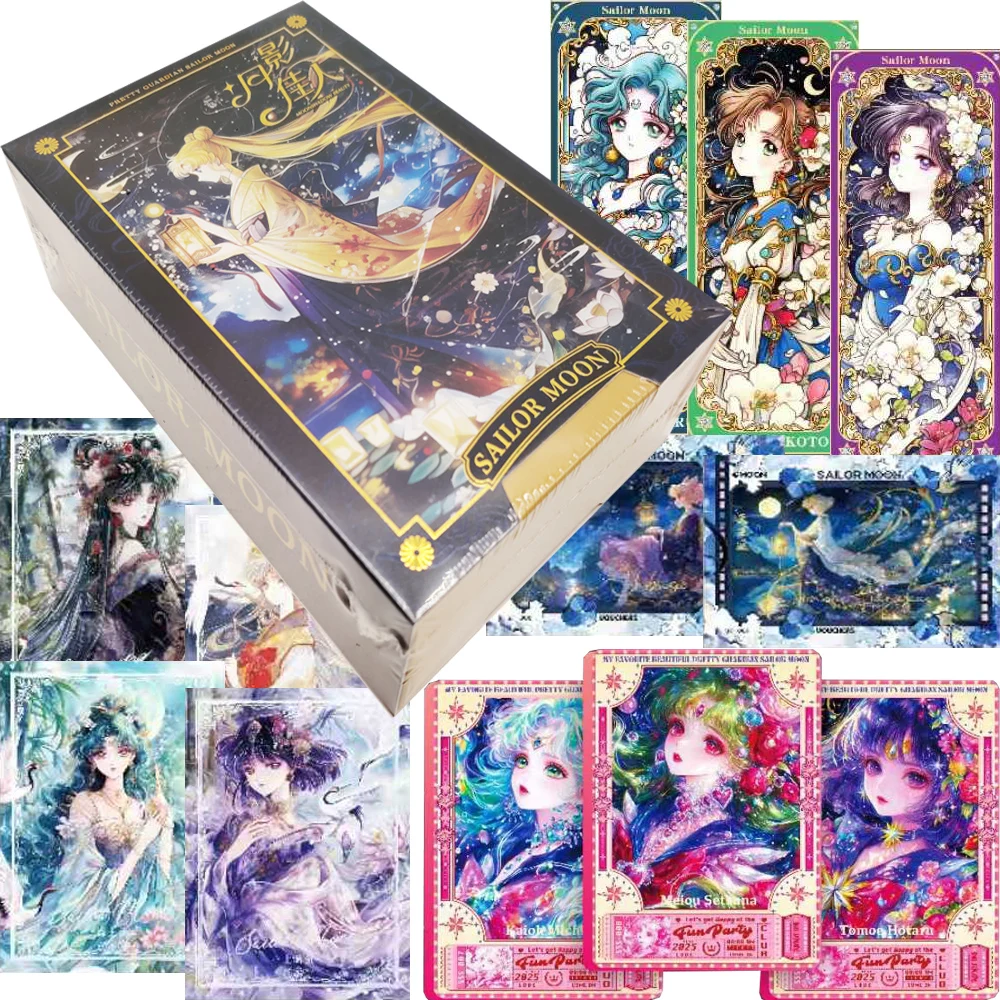 

Коллекционные карточки «Сейлор Мун»: Красивые, очаровательные, волшебные девушки, изысканный креативный эмалевый дизайн, тематические карточки с персонажами, подарки